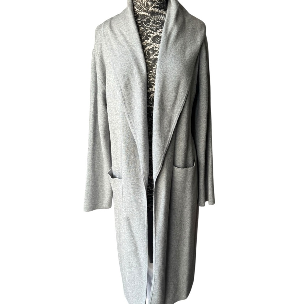 Max Sport Long Cardigan Duster Knit Sweater